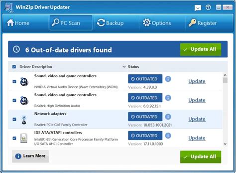 winzip driver gratuit windows 10.